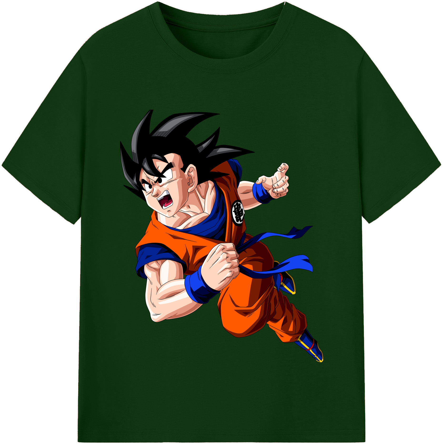 （画像用） ドラゴンボール 孫悟空（そん ごくう）Son Goku カカロット DRAGON BALL Kakarotto 綿100％半袖Tシャツ（フロントプリント）